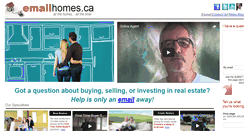Desktop Screenshot of emailhomes.ca